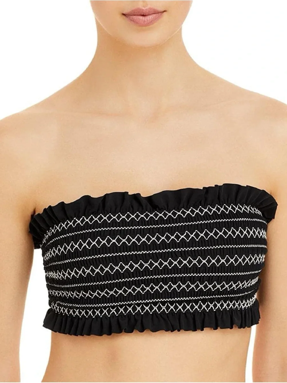 Tory Burch Women's Costa Bandeau Bikini Top